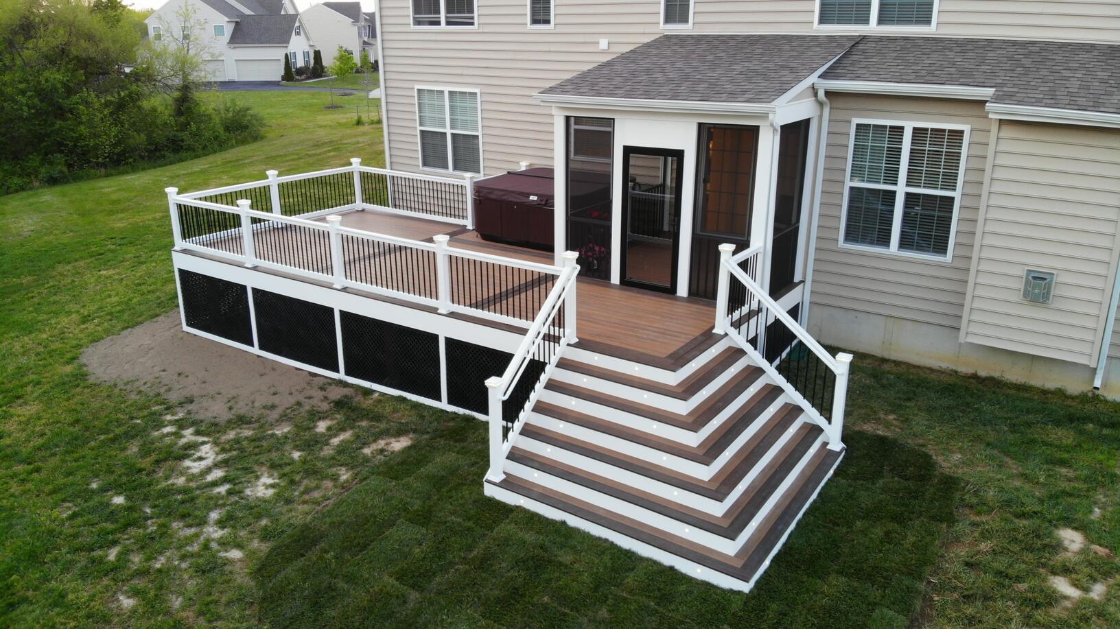 Trex deck railing system